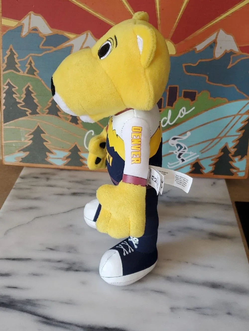 Bleacher Creature Rocky Plush Mascot Denver Nuggets